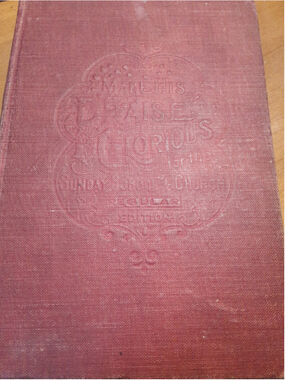 Vintage Make His Praise Glorious Hymn Book C1900 For Sunday School & Church